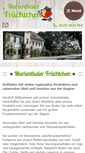Mobile Screenshot of marienthaler-fruechtchen.de